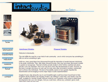 Tablet Screenshot of intactaudio.com